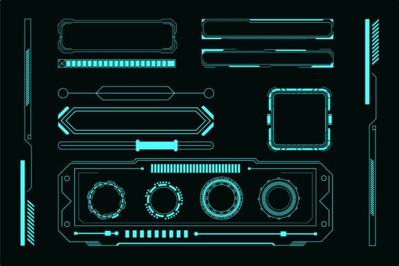 Exploring Sci-Fi Games, Futuristic Technology Concepts, and Neon HUD Border Templates