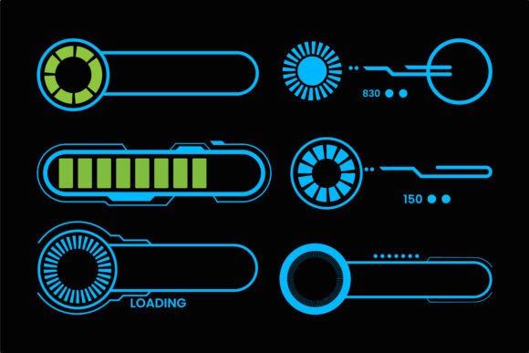 Futuristic HUD Interface Elements: Designing for Sci-Fi and Interactive Experiences