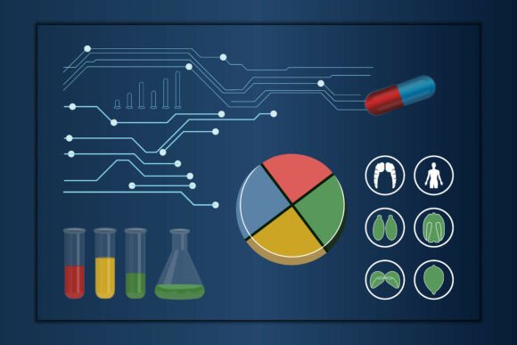 Futuristic Medical Infographic Design
