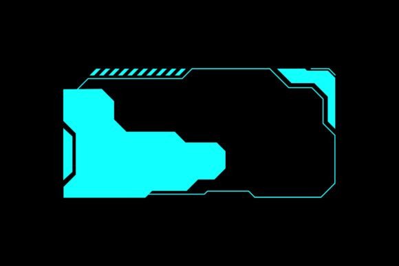 Futuristic Neon HUD Frame Cyberpunk Design Guide