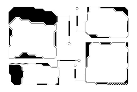 Futuristic Tech HUD Frames with Circuit: A Practical Design Resource for Creative Professionals