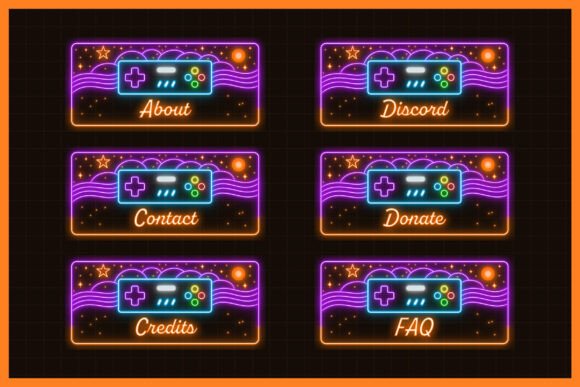 Neon Magic Gaming Remote Twitch Panels: A Stylish Choice for Streamers